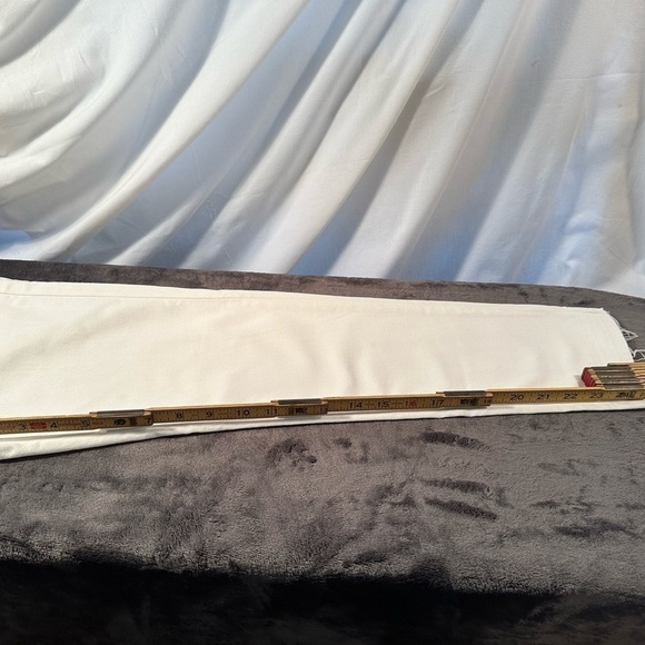 Universal thread, white long pants Mid rise size 00/24 R - Picture 5 of 6